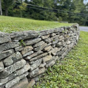 wall stone landscape garden