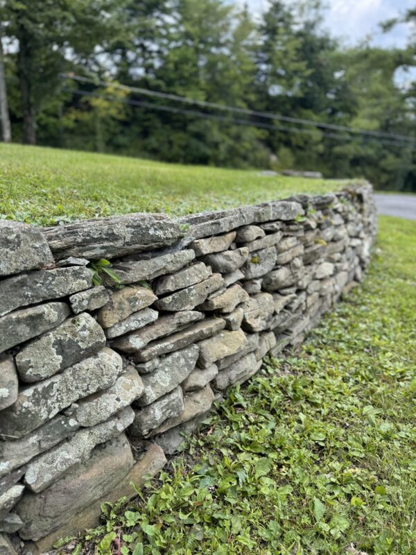 wall stone landscape garden