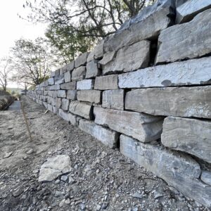 wall stone landscape garden